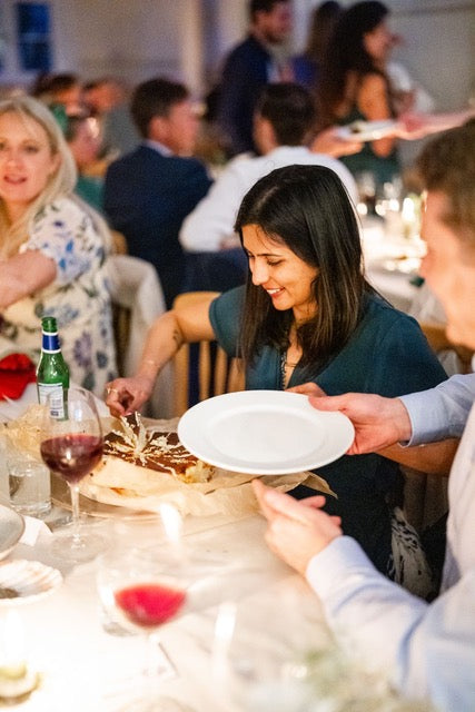 Bespoke menu dishes crafted by Kitchen 94 London