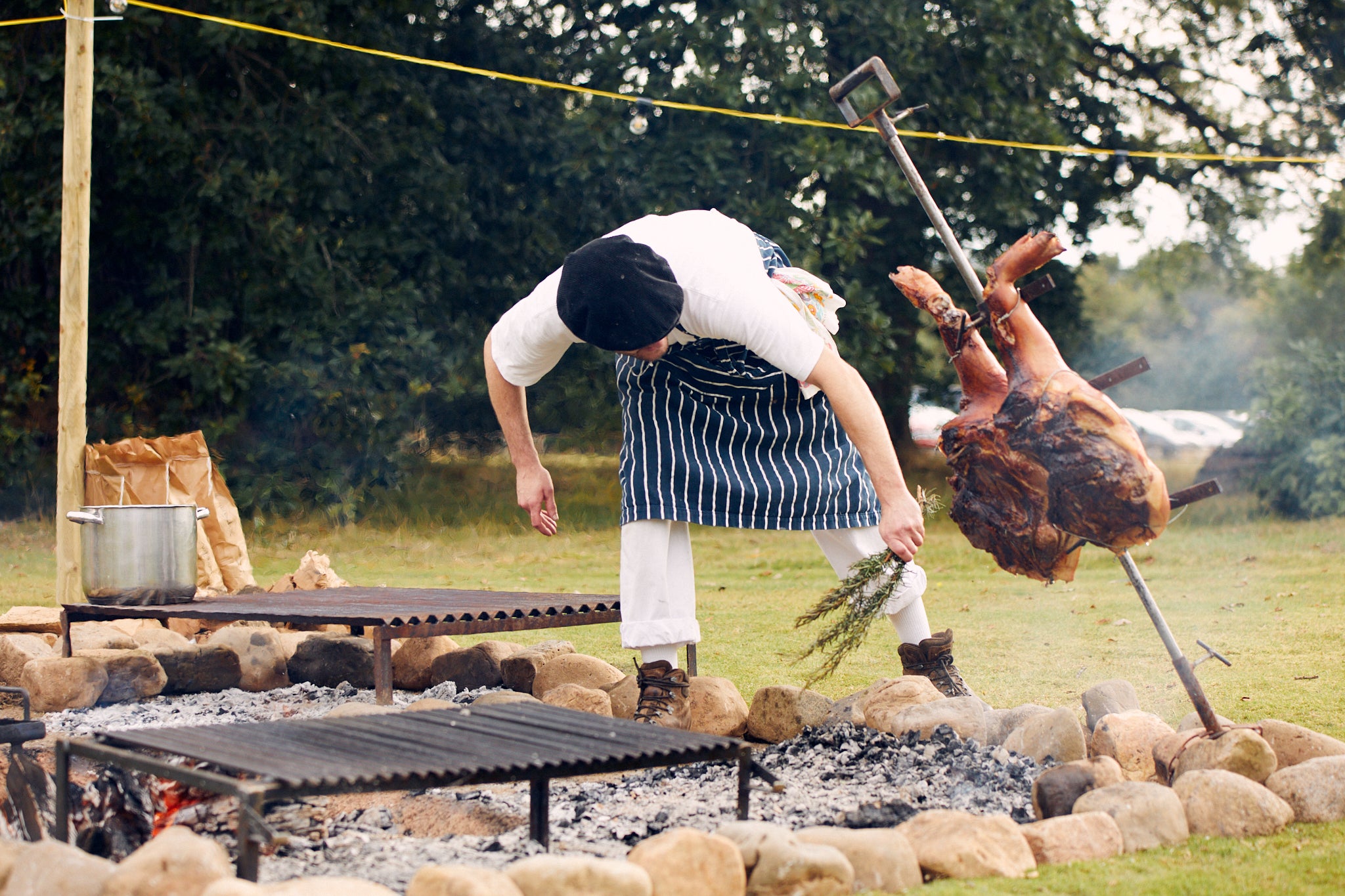 Asado live fire wedding catering by Kitchen 94 London