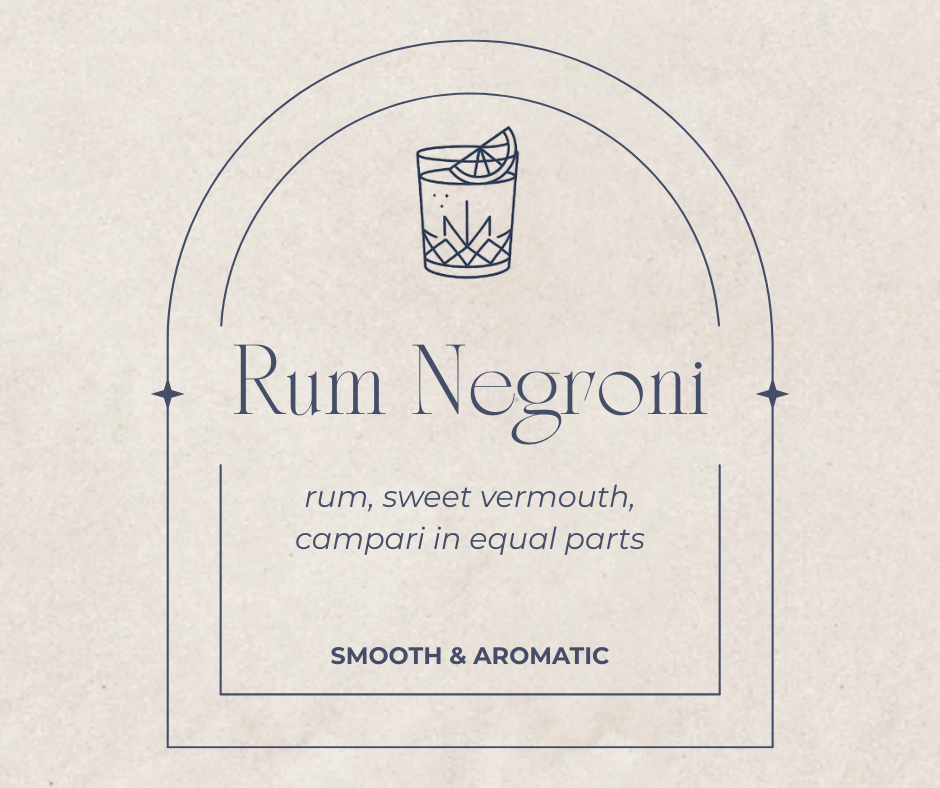 Rum Negroni - Premium Kitchen 94 Cocktail