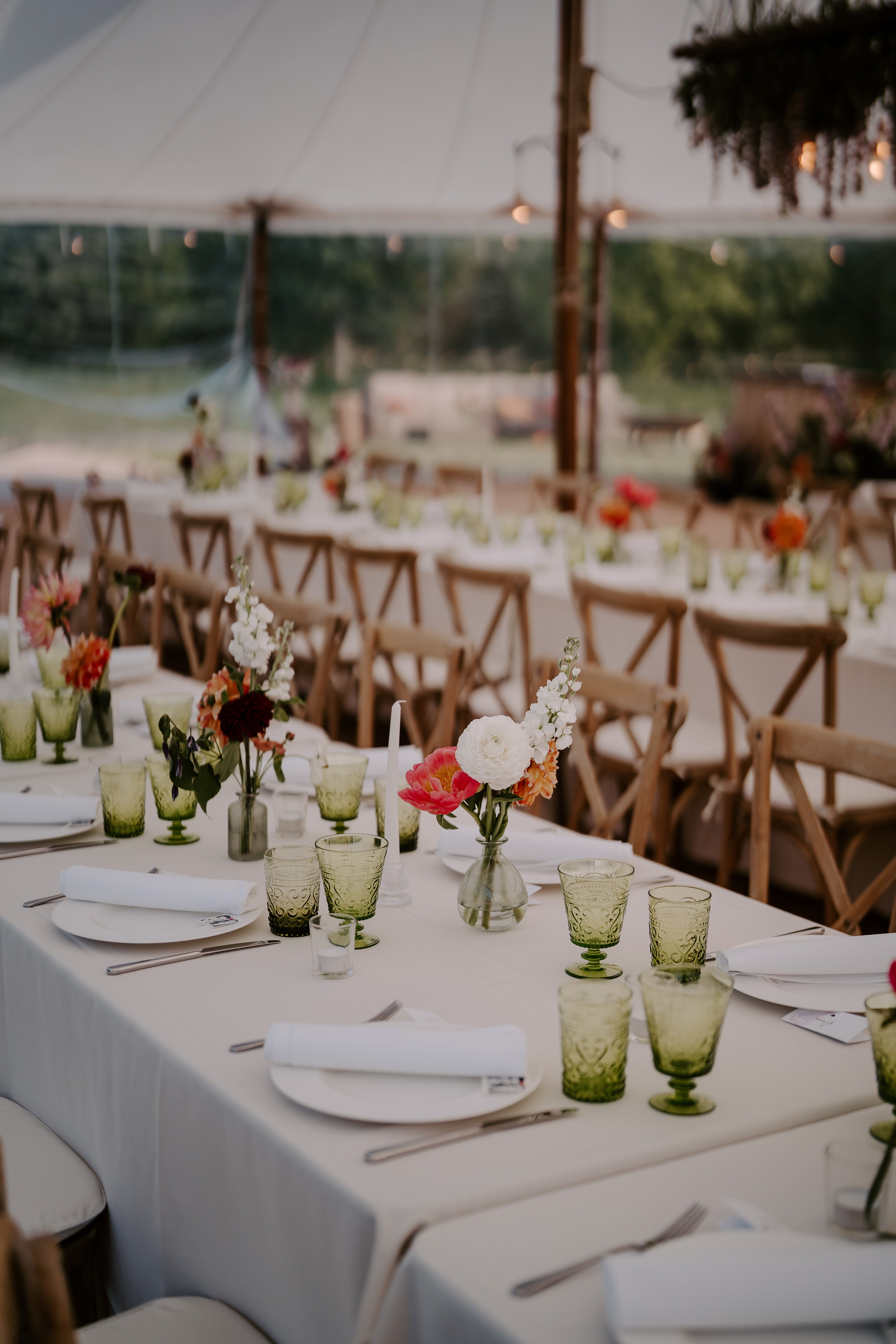 Elegant event table setting by Kitchen 94 London caterers