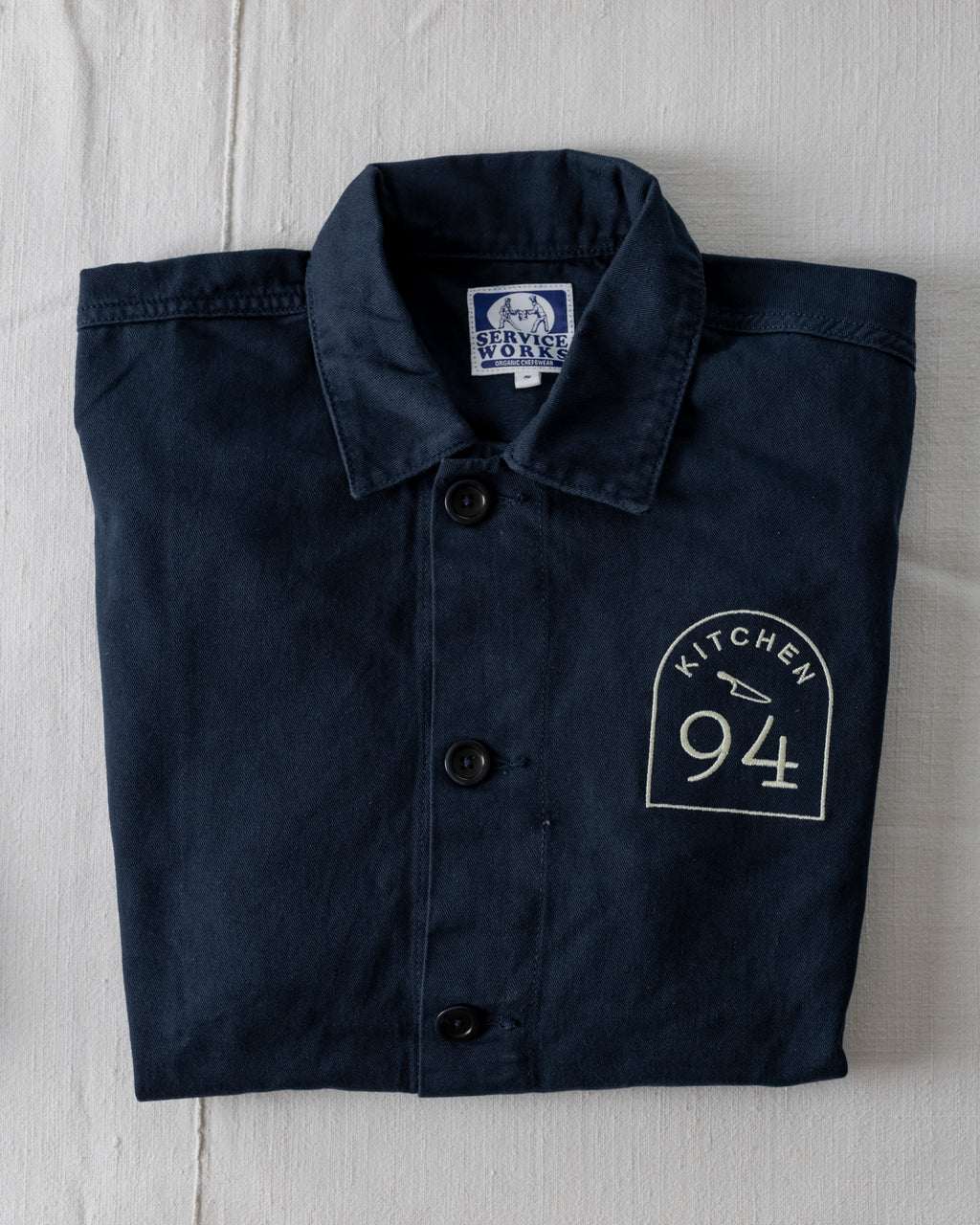 Service Works x Kitchen 94 dark navy jacket