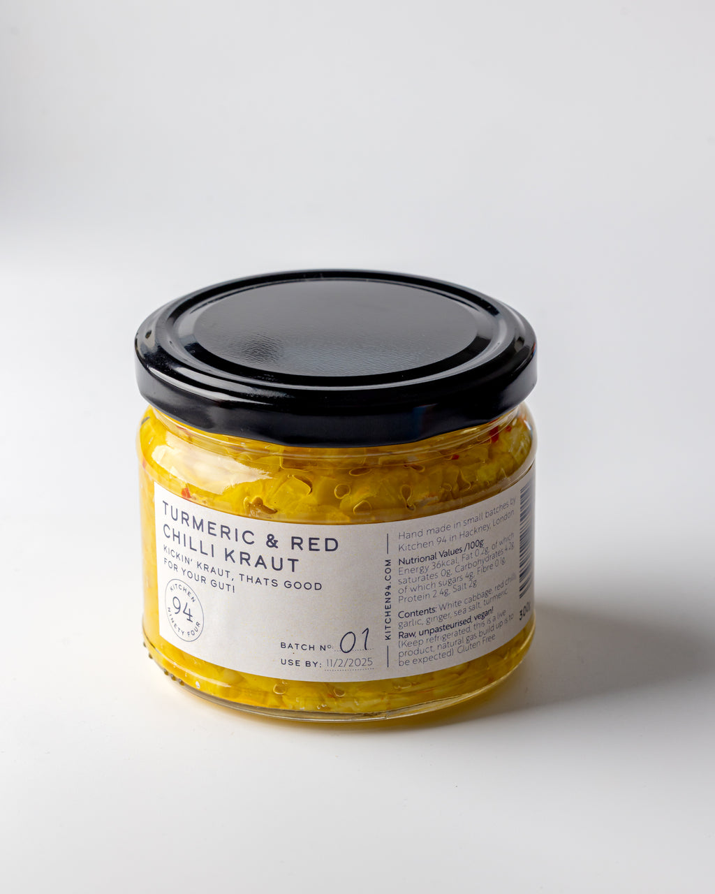 Turmeric & red chilli kraut - Premium Kitchen 94 Ferment by Kitchen 94