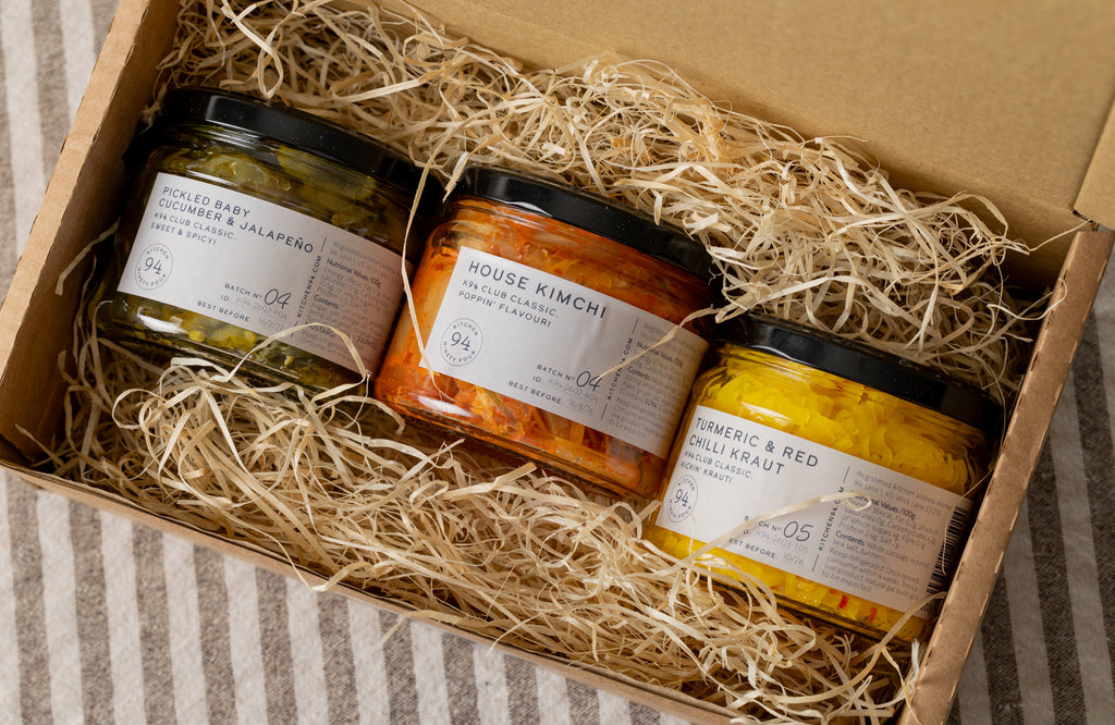 Kitchen 94 artisan fermented vegetables close-up