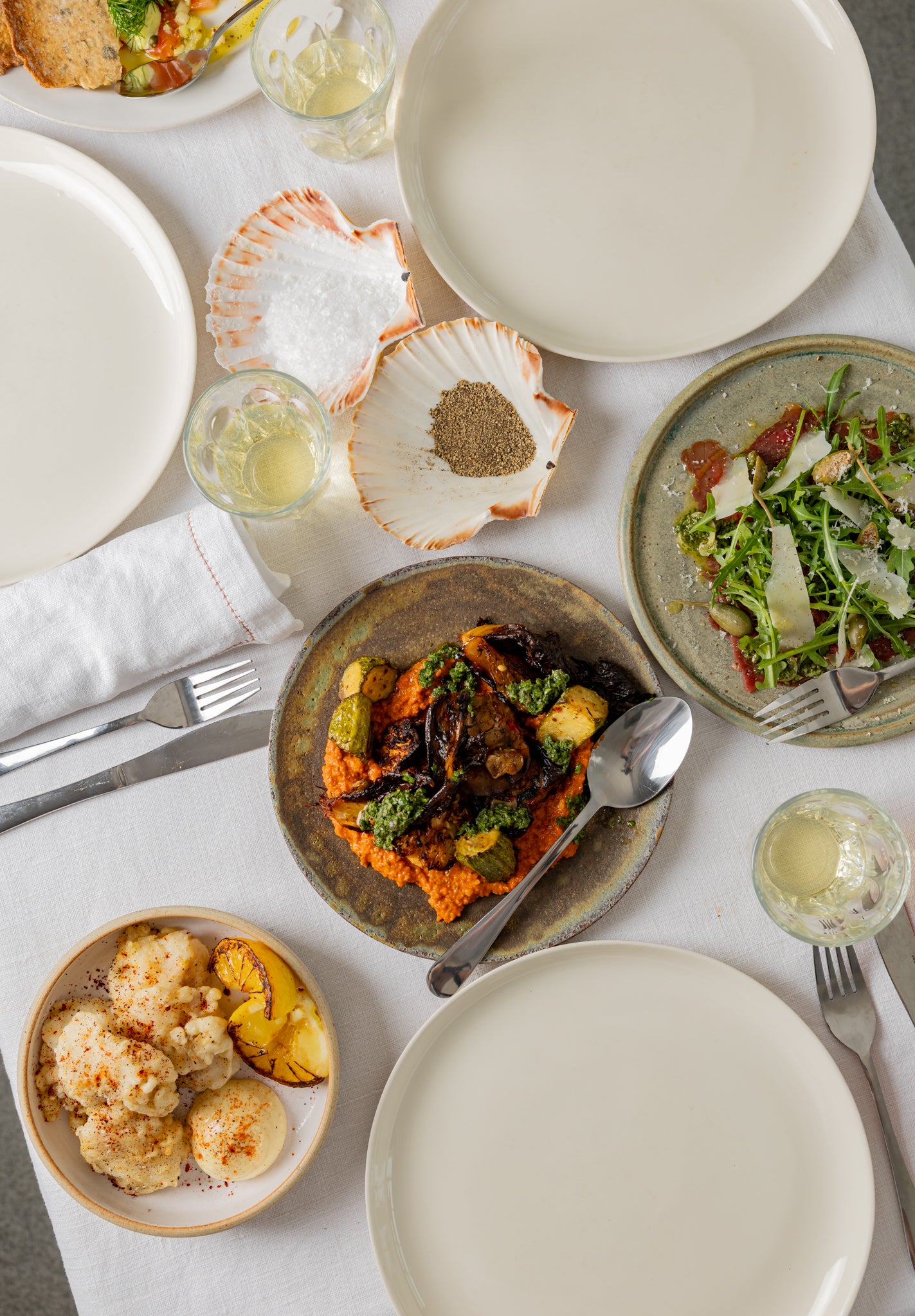 Wedding menu crafted for the occasion by Kitchen 94 London