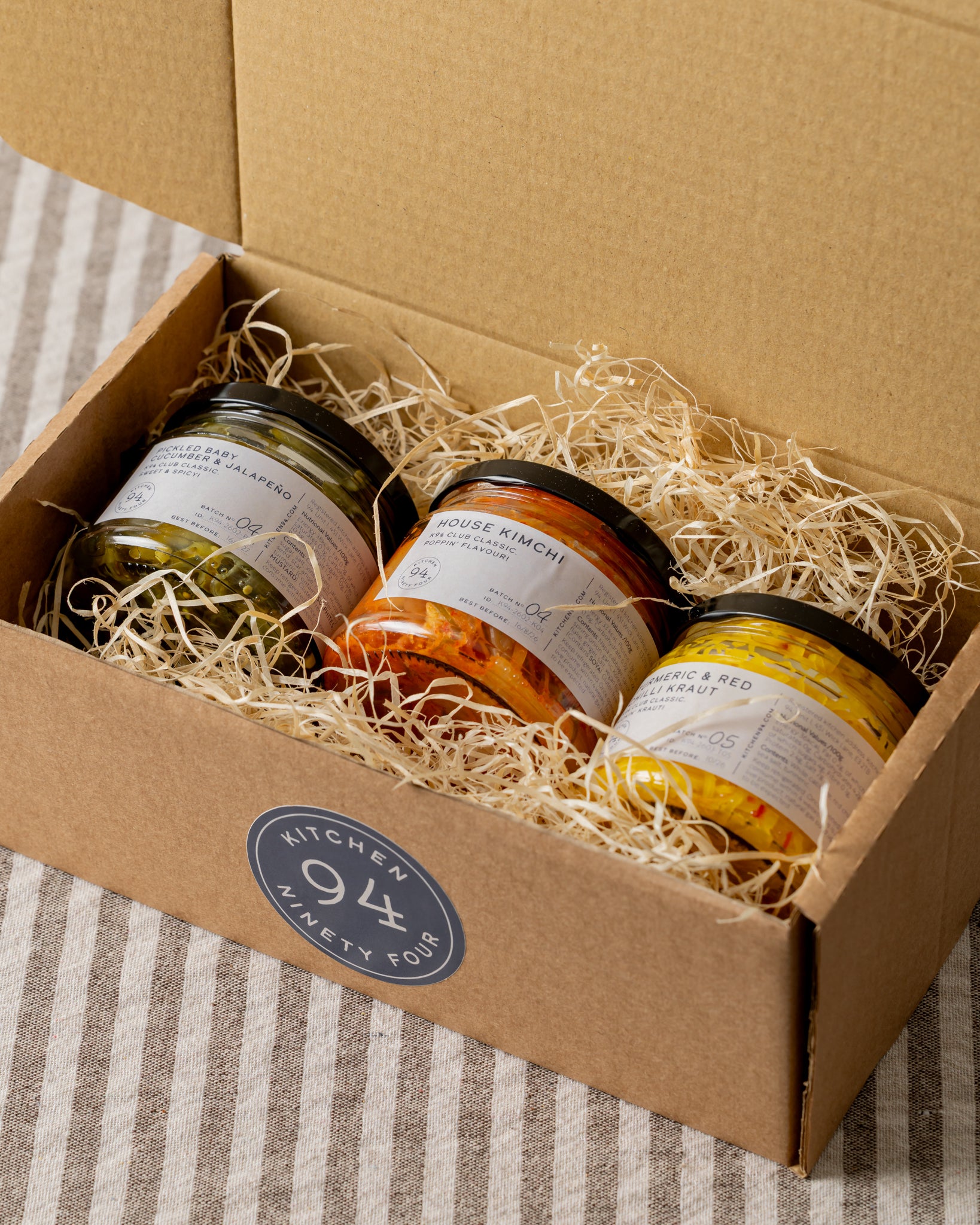 Kitchen 94 fermented vegetables with vibrant colours