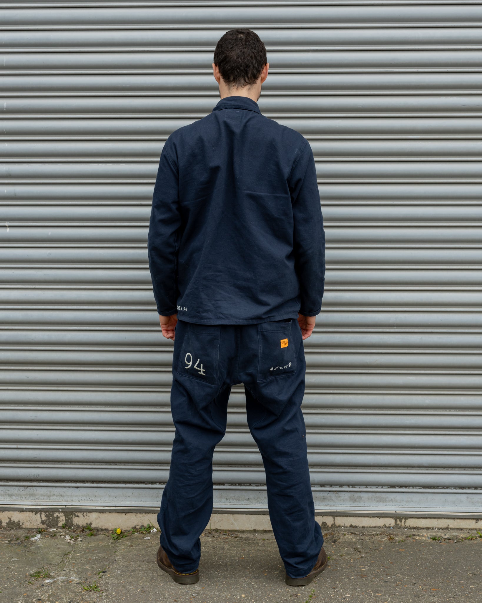 Service Works x Kitchen 94 dark navy trousers